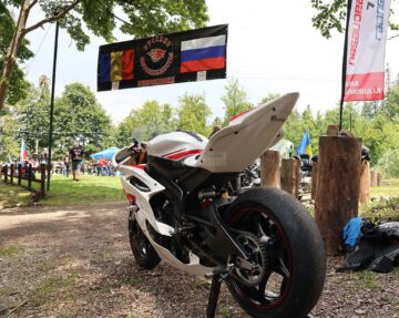 Paradă moto la Gura Humorului, organizată de Asociația Ruskie Motoțiclistî
