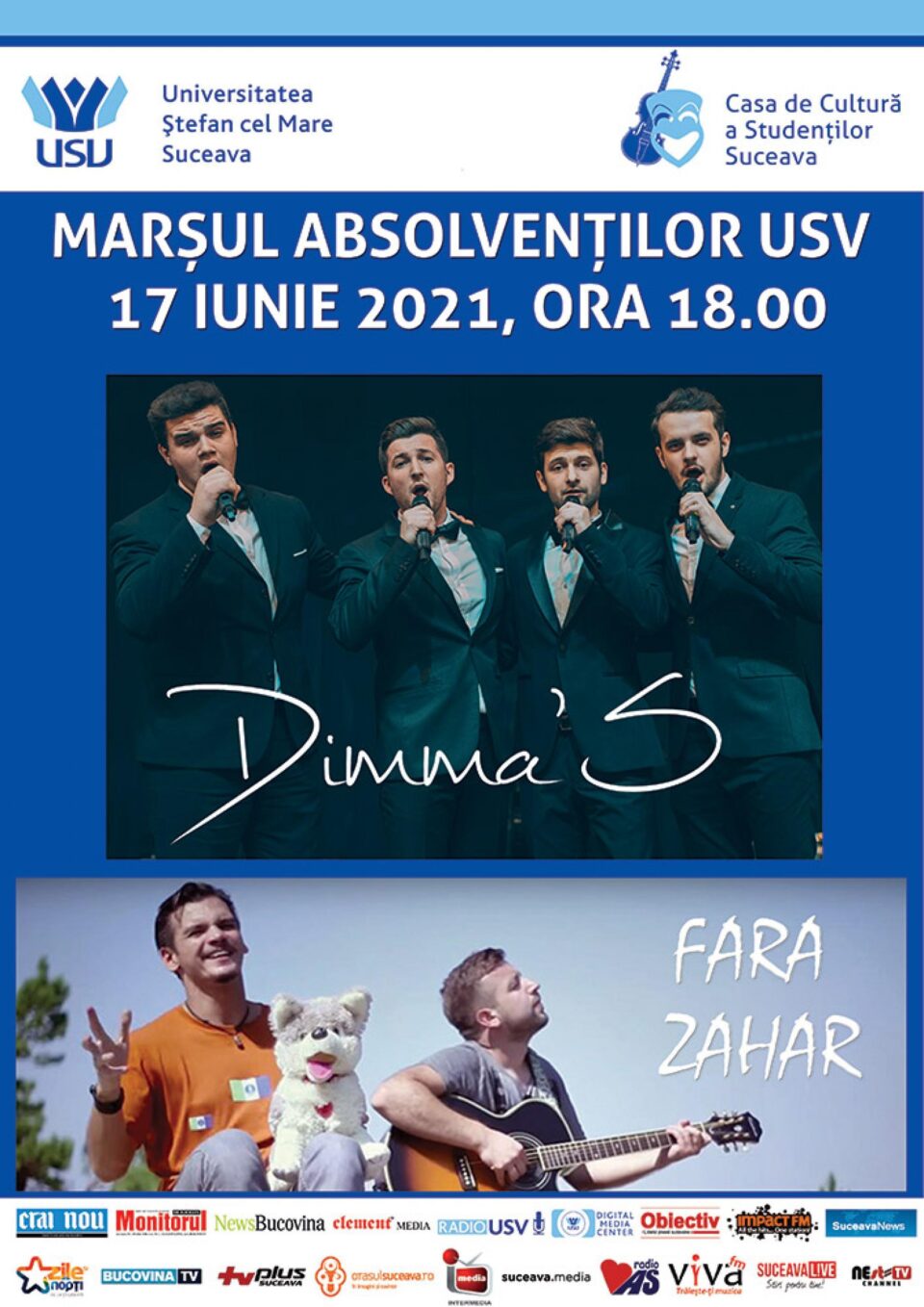 Marșul Absolvenților din USV revine joi în centrul Sucevei