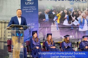 Mesajul municipalității sucevene către studenții USV, transmis de viceprimarul Lucian Harsovschi