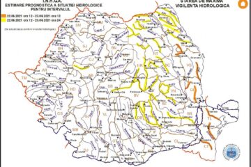 Codul galben, menținut pe râurile Bistrița, Moldova și Suceava, deși ploile au încetat