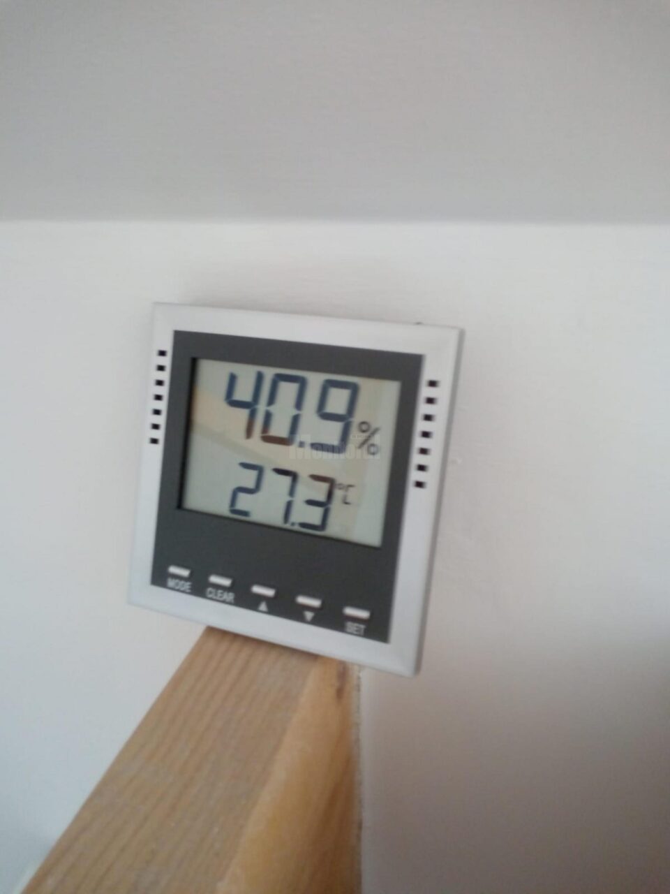 Temperatura înregistrată pe 24 iunie 2021, la ora 9.00, intr-un birou de la ultimul etaj al muzeului