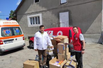Donație făcută de Crucea Roșie Spitalului Câmpulung Moldovenesc
