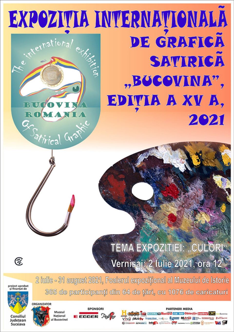 365 de caricaturiști, din 64 de țări, la Expoziția Internațională de Grafică Satirică „Bucovina” 365 de caricaturiști, din 64 de țări, la Expoziția Internațională de Grafică Satirică „Bucovina”