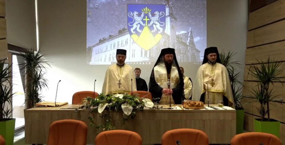 PS Damaschin a sfințit Sala Unirii din Palatul Administrativ Suceava