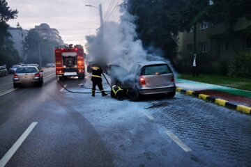 masina incendiu