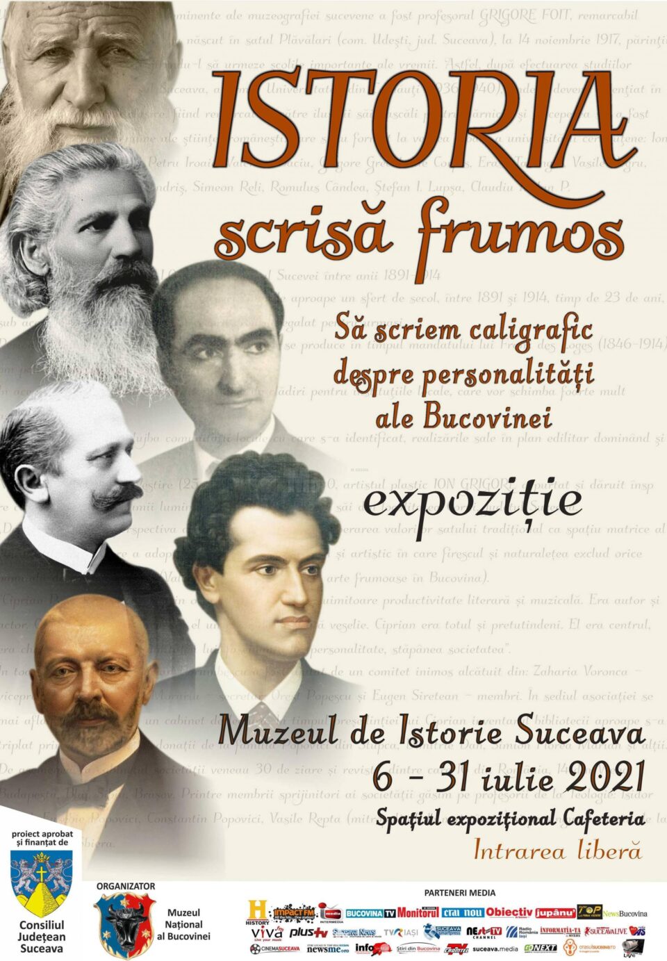 Au fost desemnați câștigătorii concursului „Istoria scrisă frumos. Să scriem caligrafic despre personalități ale Bucovinei”