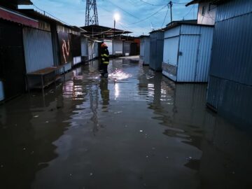 Ploile de vineri seară au făcut ravagii în mai multe zone din județ