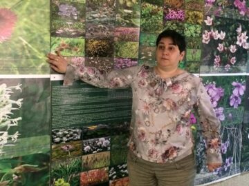 Biologul dr. Florentina-Carmen Oleniuc, de la Muzeul de Științele Naturii Suceava
