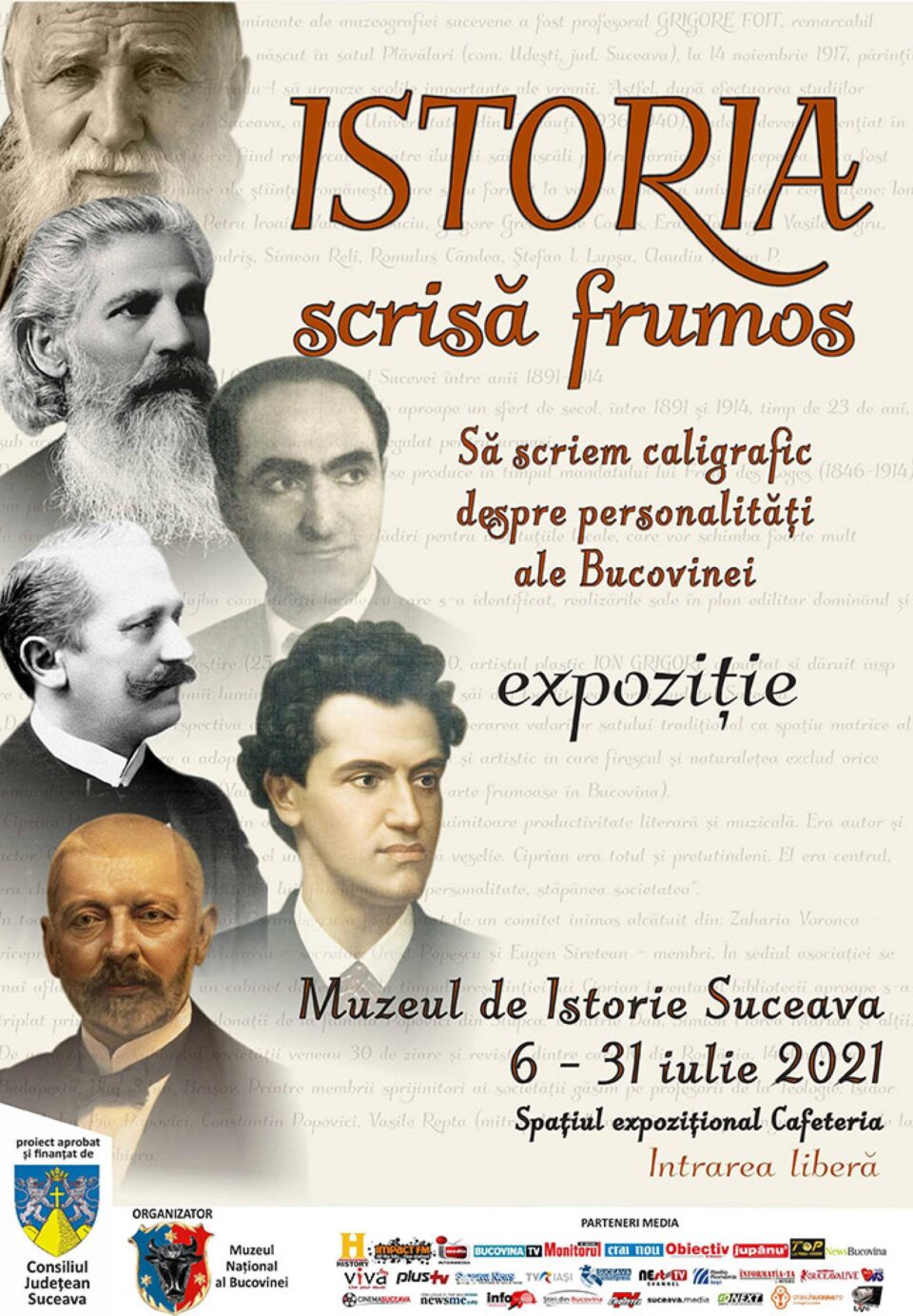 Au fost desemnați câștigătorii concursului „Istoria scrisă frumos. Să scriem caligrafic despre personalități ale Bucovinei” Au fost desemnați câștigătorii concursului „Istoria scrisă frumos. Să scriem caligrafic despre personalități ale Bucovinei”
