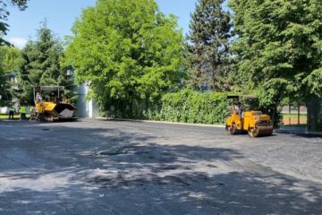 Noua parcare publică de la Sala Sporturilor, cu o suprafață de 2100 de mp