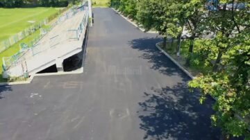 Noua parcare publică de la Sala Sporturilor, cu o suprafață de 2.100 de mp