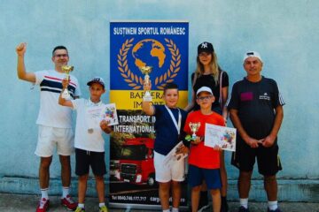 Copiii din județ s-au bucurat de tenis la Cupa „Barbera”