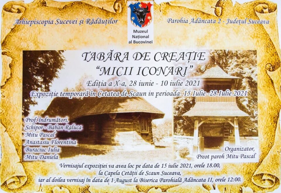 Expoziția temporară „Tabăra micii iconari” se va deschide joi, la Capela Cetății de Scaun