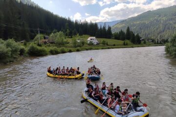Rafting pe Bistrița