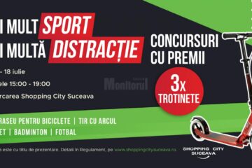 „Mai mult sport, mai multă distracție” la Shopping City Suceava
