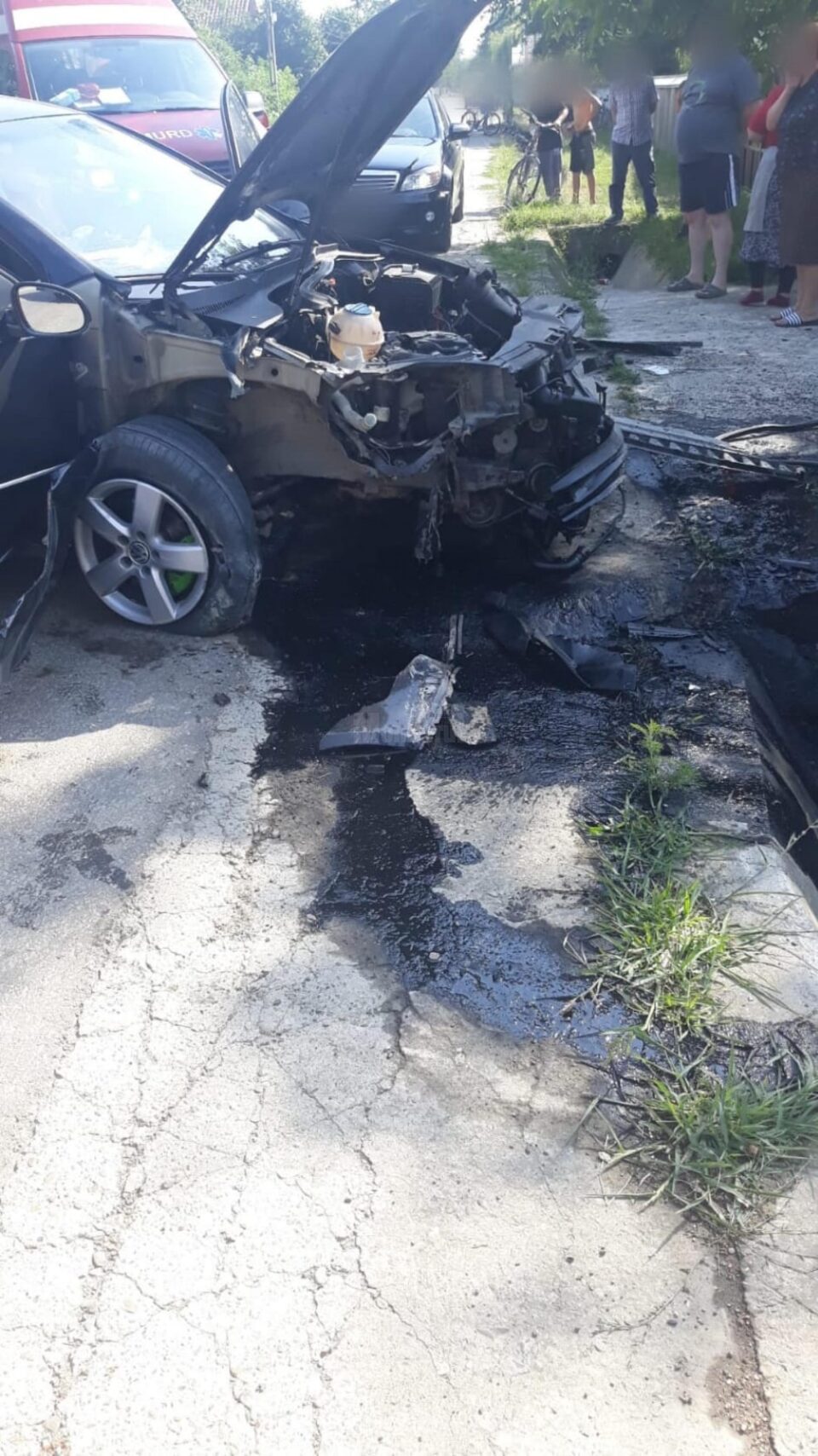 Impactul a fost destul de violent