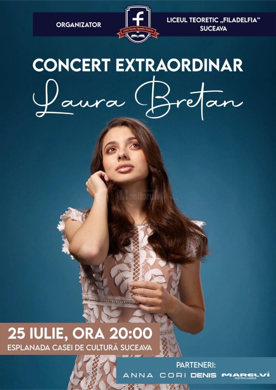 Tânăra artistă Laura Bretan va concerta pentru prima dată la Suceava