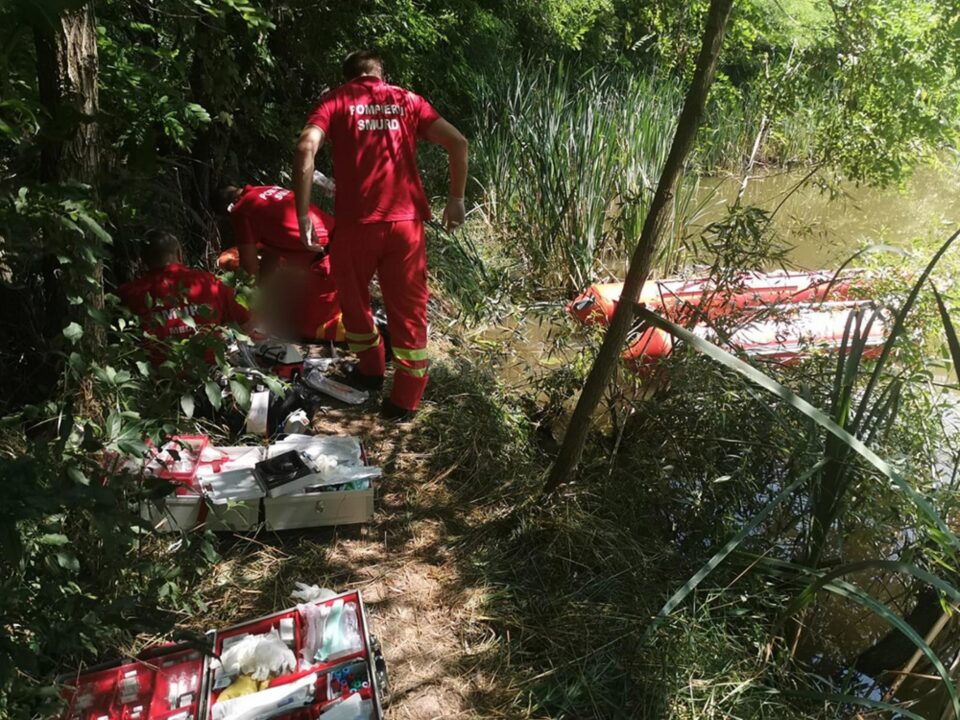 Imagine de la locul tragediei