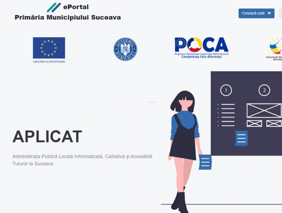 Primul proiect de digitalizare a serviciilor din Primăria Suceava a fost finalizat