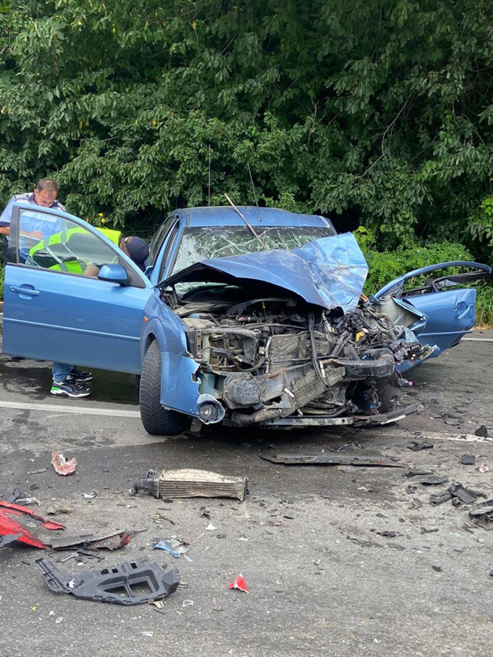 Autoturismul implicat în accident