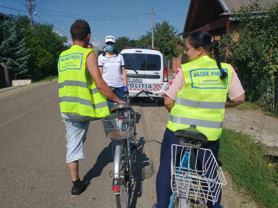 Veste împărțite bicicliștilor