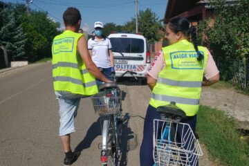 Veste împărțite bicicliștilor