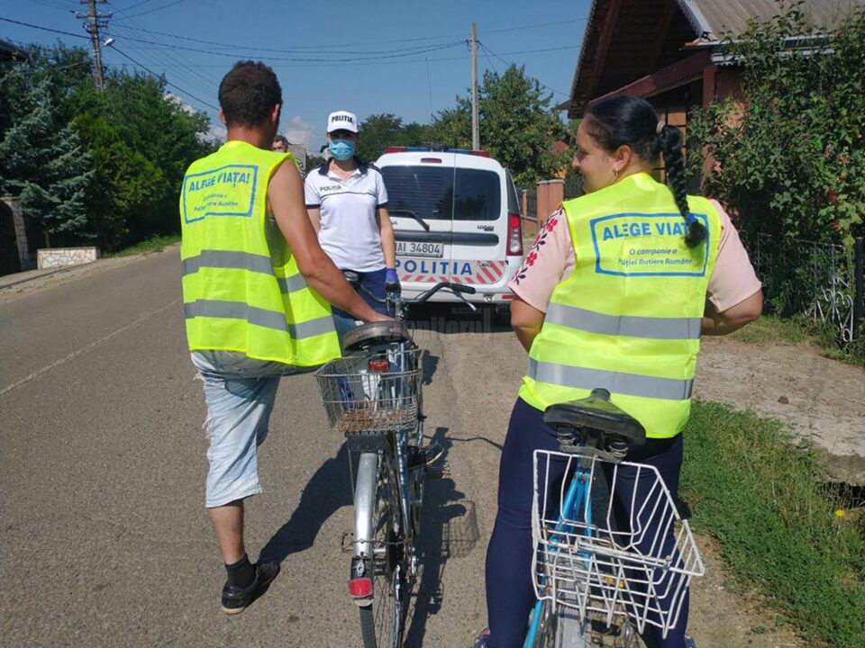 Veste împărțite bicicliștilor