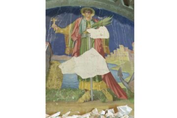 Fresca „Sf. Mare Mucenic Ioan cel Nou de la Suceava”, descoperită în fosta Reședință Mitropolitană din Cernăuți