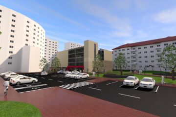 Proiectul de amenajare a parcării cu 150 de locuri în interior și 50 la exterior, precum și a unui spațiu verde de 1600 de mp în cartierul Obcini