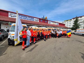 Moment de reculegere în memoria ambulanțierilor Cristian Sorin Stupiuc și Ion Irimescu
