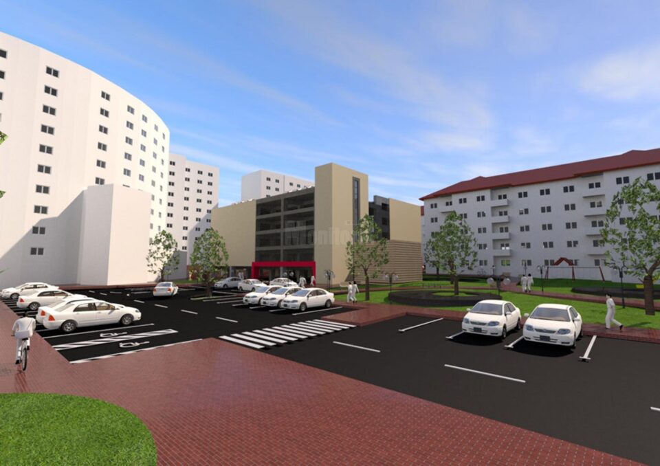 Proiectul de amenajare a parcării cu 150 de locuri în interior și 50 la exterior, precum și a unui spațiu verde de 1600 de mp în cartierul Obcini