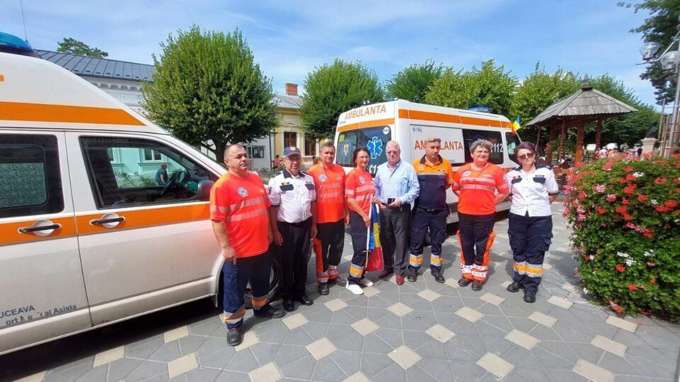 Sirenele ambulanțelor au sunat și la Fălticeni, pentru a marca Ziua Națională a Ambulanței din România