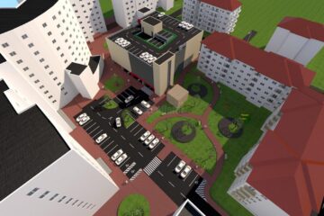 Proiectul de amenajare a parcării cu 150 de locuri în interior și 50 la exterior, precum și a unui spațiu verde de 1600 de mp în cartierul Obcini