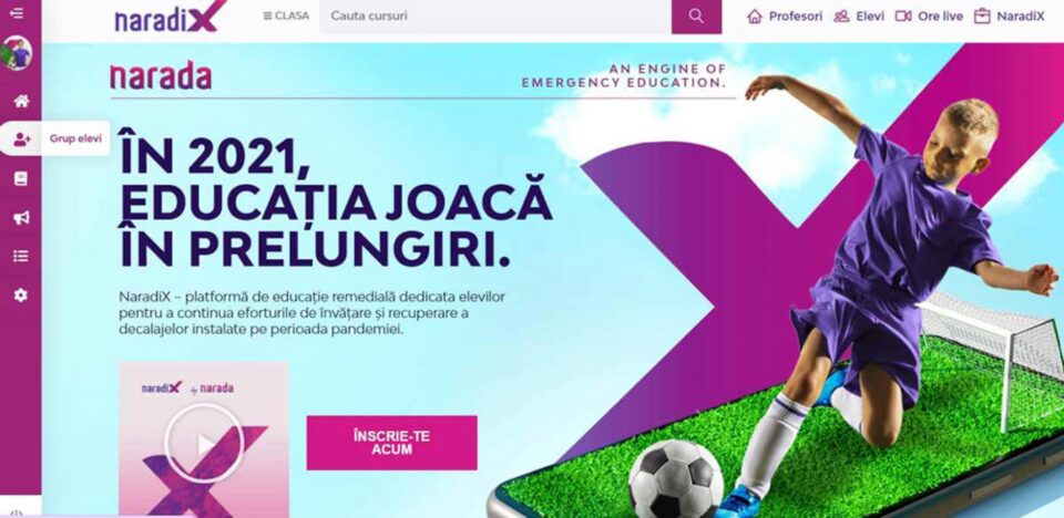 Elevii suceveni care vor să recupereze cursurile pierdute în pandemie pot să se înscrie pe platforma gratuită de educație remedială Naradix