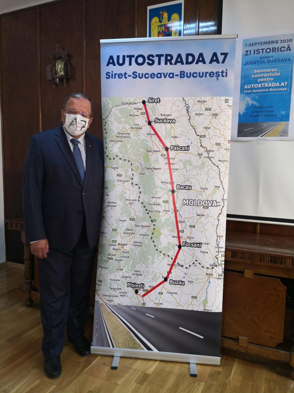 Președintele Consiliului Județean Suceava, Gheorghe Flutur