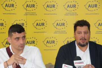 Copreședinții AUR, George SImion și Claudiu Târziu