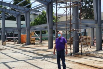Ion Lungu vrea ca lucrările de construcție a noii piețe din George Enescu să se finalizeze până la sfârșitul anului