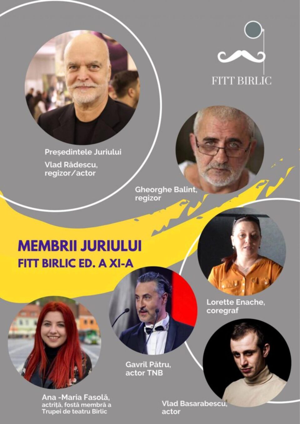 Juriul Festivalului Internațional de Teatru pentru Tineret „Grigore Vasiliu Birlic”