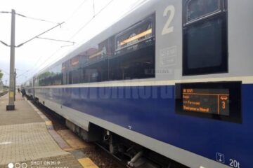 Trenul IR 1765 Iași-Timișoara Nord, cel mai afectat