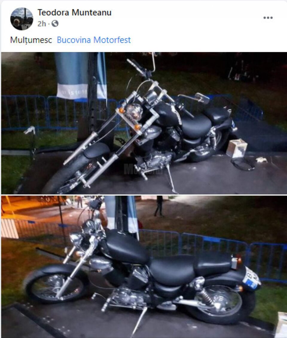Premiul cel mare al tombolei Bucovina Motorfest a fost castigat de viceprimarul Teodora Munteanu 2