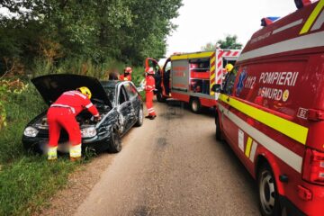 Autoturismul implicat în accident