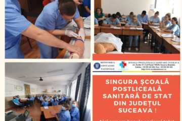 Înscrierile pentru Școala Postliceală Sanitară Suceava, învățământ de stat, se prelungesc până la sfârșitul lunii august