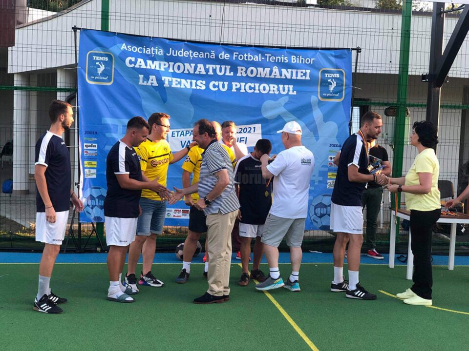 Sucevenii au câștigat etapa a patra din Campionatul României la tenis cu piciorul