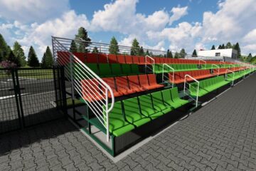 Prima licitatție este pentru teren de fotbal la dimensiuni UEFA, cu o tribună de 500 locuri