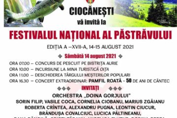 O nouă ediție a Festivalului Păstrăvului de la Ciocănești, la finalul acestei săptămâni