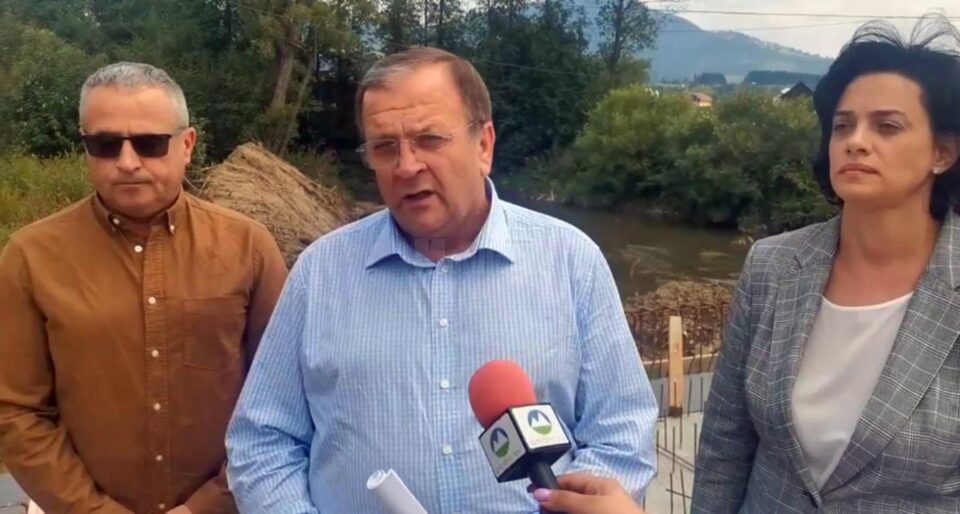 Gheorghe Flutur a inspectat lucrările la drumul Grădinița – Coșna, spre Bistrița-Năsăud