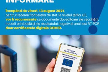 De astăzi, la trecerea frontierei în țările UE sunt recunoscute doar certificatele digitale Covid