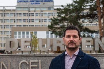 Managerul Spitalului de Urgență „Sf. Ioan cel Nou” Suceava, dr. Alexandru Calancea