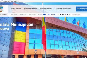 Site nou pentru Primăria Suceava, cu servicii electronice integrate