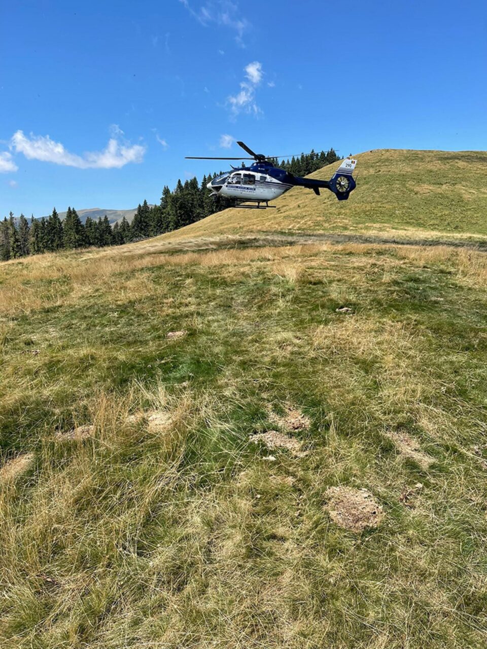 elicopter in zbor